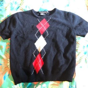 Vintage cropped wool tee